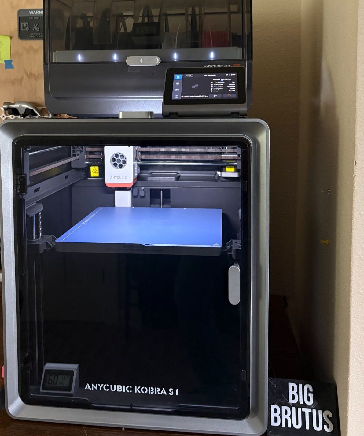 Brutus, our Anycubic Kobra S1